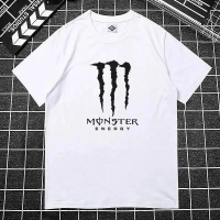 Áo thun unisex in hình Monster Energy, phong cách streetwear 2026