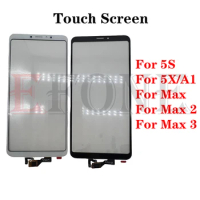 10PCS For Xiaomi Mi 5X 5S A1 Max 2 3 Outer Screen Digitizer Sensor Touch Panel LCD Display Front Glass Repair Parts