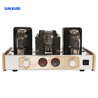 Sunbuck KT88 6J8PJ 5Z3P Vacuum Tube Amplifier Single-ended·18W 2.0 KT88 Vacuum Tube Power Amplifier HIFI Audio