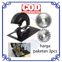 dudukan gerinda braket pemotong kayu mata gergaji serkel circular set double 40t