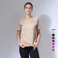 MANIAK Baju Olahraga Sport Lengan Pendek Wanita Kaos Running Lari Gym Fitnes Senam Bulutangkis Badmi