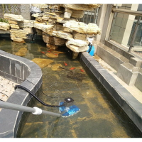 熱銷❄魚池吸污機錦鯉池塘吸泥機大魚池吸污泥泵泳水池底部清潔機吸塵器