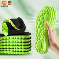 Xiaomi Mijia 4D Sport Insoles Man Women Super Soft Shoes Sole Pads for Feet Shock Absorption Baskets Shoe Sole Massage Insole