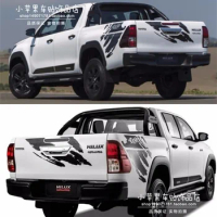 Car Sticker FOR Toyota Hilux Revo 4x4 Pickup Body Lahua Decal sports film accessories