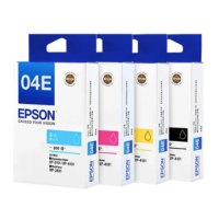 【EPSON】官方直營 1黑3彩墨水組★T04E 1黑3彩墨水匣(XP-2101/XP-4101)