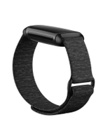 สายนาฬิกาสำหรับ Fitbit Charge 5 (Small, Hook and Loop Band, สี Charcoal) รุ่น FB181HLGYS