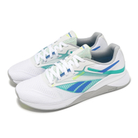 Reebok 訓練鞋 Nano X4 男鞋 女鞋 白 藍 支撐 穩定 交叉訓練 運動鞋 100204671