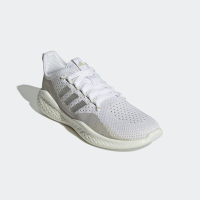 adidas 慢跑鞋 女鞋 運動鞋 緩震 FLUIDFLOW 2.0 米白銀 GX8287