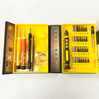 38 pieces of portable, electronic screwdriver sets, apple repair mobile phone disassembly tools, screwdriver, replaceable head,