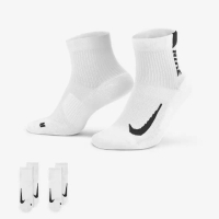 【NIKE 耐吉】襪子 中筒襪 運動襪 6雙組 U NK MLTPLIER ANKLE 144 白 SX7556-100(2806)