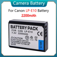 2200mAh LP-E10 LPE10 LP E10 Digital Battery for Canon EOS 1100D 1200D 1300D 2000D 4000D Rebel T3 T5 T6 KISS X50 X70 Camera