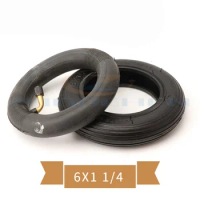 6X1 1/4 Wheels 150mm 6 inch Pneumatic Tire Inner Tube with 4 inch aluminum rims for gas electric scooters e-Bike A-Folding Bike