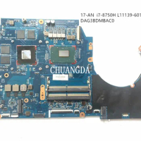 For HP 17-AN110NR 17-AN Laptop Motherboard L11139-601 L11139-001 GTX1050Ti 4GB i7-8750H G3BD