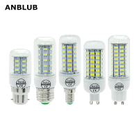 【HOT stock GU10 bulb】 LED Lamp E27 E14 B22 G9 GU10 Light 220V SMD 5730 Chandelier Spotlight 24 36 48