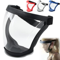 Anti-Splash Full Face Shield Transparent Windproof Anti-fog Mask Safety Glasses Protection Eye Face Mask Moto Accessories