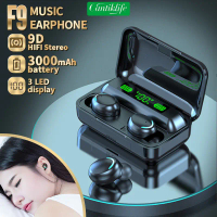 TWS F9-5 Wireless Headset Bluetooth Nirkabel Kualitas suara lossless olahraga headphone peredam bisi