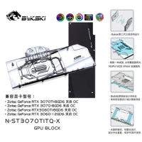 Bykski GPU Water Block for Zotac RTX 3070TI/3070-8GD6/3060TI/3060 Apocalypse OC Graphics Card Cooled/Radiator N-ST3070TITQ-X