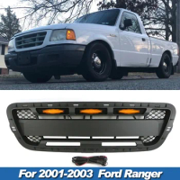 For 2001 2002 2003 Ford Ranger grille with lights retrofitted and upgraded with front bumper RANGER grill accessories