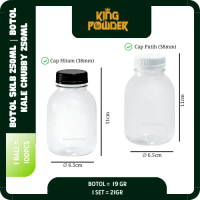 Botol Kale Gendut 250ml 19gr | Botol SKLB 250ml | Botol Chubby 250ml | Botol Kale Chubby 250ml