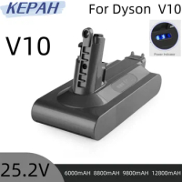 For Dyson V10 Battery V10 Animal Absolute Fluffy Cordless Vacuum Cleaner NEW 25.2V 6000mAh-12800mAH DYSON V10 batterie