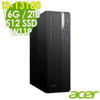 (商用)Acer Veriton VX2715G (i3-13100/16G/2TB+512 SSD/W11P)