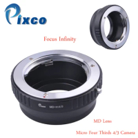 Pixco Lens Mount Adapter For Minolta Rokkor (MD / MC) SLR Lens to Micro Four Thirds 4/3 MFT M4/3 Mount Mirrorless Camera Body