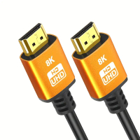 8K High Speed 2.1 Cable Aluminum Alloy, Male To Male Cable, 2.1/2.0 Cable, 8K@60Hz & 4K@120Hz Cable,