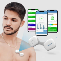 BOXYM Mobile 24H Heart Monitor Android Slim EKG Machine Portable Ecg Device Recorder Wearable Wireless Personal EKG Monitor