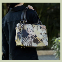 Tas Ecoprint Kulit Nyoman Bag Full Ecoprint Hand Bag Sling Bag Wanita