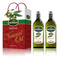 奧利塔Olitalia 特級橄欖油 1L 禮盒組 2瓶入【康鄰超市】