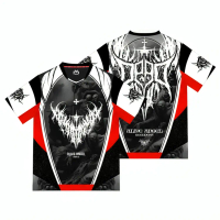 Aliveangel - BESTSELLER Jersey Metal Original Pria Wanita Dewasa Kerah V-neck Jersey Olahraga Full P