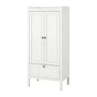 SUNDVIK 衣櫃/衣櫥, 白色, 80x50x172 公分