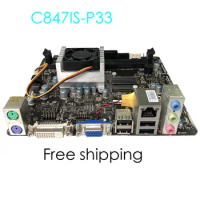 Suitable For MSI C847IS-P33 Motherboard integrated intel dual-core CPU DDR3 17*17 Mini-ITX Mini-ITX Mainboard 100% tested fully