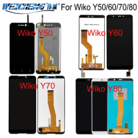 For Wiko Y50 Y60 Y70 Y80 LCD Touch Screen LCD Display Assembly LCD Parts For Wiko Y51 LCD Screen Y61