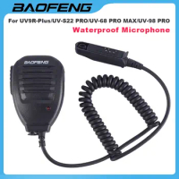 Baofeng Radio Waterproof Speaker Mic Microphone PTT for Portable Two Way Radio Walkie Talkie UV-9R / UV-9R Plus / UV-S22 PRO