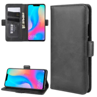 Case For Huawei Nova 3i Leather Wallet Flip Cover Vintage Magnet Phone Case For Huawei P smart + Germany Coque