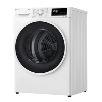 LG Mesin Pengering Dryer 10 kg RV10VHP4W Front Loading Dual Inverter Eco Hybrid Inverter Heat pump 1