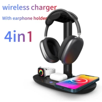Four-in-one bracket wireless charger for headset AirPods Max charging rack wireless charger