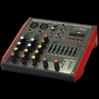 Best MG4 4 Channel Audio Mixer EQ USB 48V Phantom Gain TAPE Sound Mixing Console