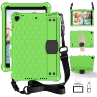 Soft Silicone Rubber Case for Apple ipad 10.2" 8th 7th Generation Kids Shockproof Stand Tablet for A2197 A2200 A2198 with Handle