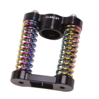 Folding Bike Part Titanium Alloy Front Shock Absorber Double Spring Shock Absorber For Birdy3 P40/R20/GT/CITY ,Multicolor