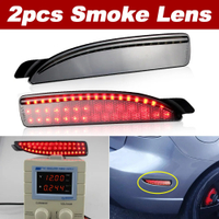 belook ไฟสะท้อนแสง LED สำหรับกันชนรถยนต์ 2 ชิ้น สำหรับ Mazda 3 5 6 ทำหน้าที่เป็นไฟท้าย ไฟเบรก และไฟต