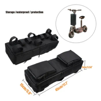 Cycling Battery Bag 17.7Inch/45cm Electric Scooter Bag Case Bicycle Front Waterproof Storage for MTB EBike Bag Bike Bag