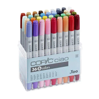 【COPIC】Ciao 第三代圓桿麥克筆 36 Color Set B 36色 B色系 /盒 36B 日本原裝進口