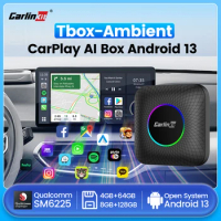 CarlinKit CarPlay Ai Box Mini TV Box Qualcomm QCM6125/SM6225 8-Core Wireless Android Auto CarPlay Android 13 Car Video AI Box
