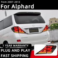 Car Accessories Tail Lamp for Toyota Alphard Tail Lights 2007-2013 Alphard LED Tail Light DRL Brake Reverse Automotive