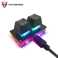 Motospeed K2 OSU Gaming Mechanical Keyboard Professional Hot Swap Portable Keypad RGB Backlight Detachable Keycap Type-C Wired
