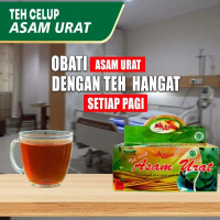 Teh Asam Urat Premium Herbal Alami | Redakan Nyeri Sendi, Kolesterol & Rematik | Teh Kesehatan Menur