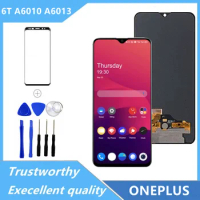 6.41"; Original For OnePlus 6T LCD Display Touch Screen Digitizer Assembly Replacement For One Plus 6T A6010 with Fringerprint