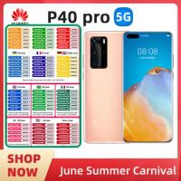 HUAWEI P40 Pro 5G Smartphone Android 6.58 inch 50MP+32MP 256GB ROM 8GB RAM Mobile phones IP68 waterproof used phone